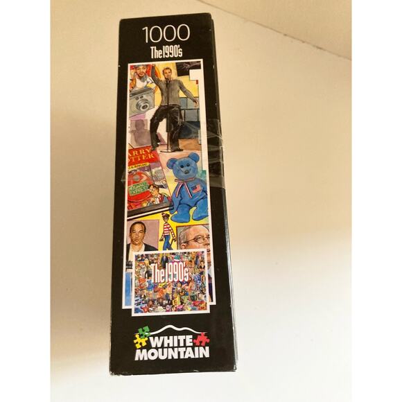 1990's Puzzle 1000 Pc Bill Clinton Michael Jordan White Mountain - Picture 4 of 8